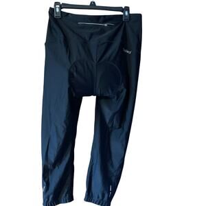 Baeleaf Womens Cycling pants. Black with Reflective Stripes. Size XL
